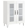 High glossy white plywood sideboard 69.5x34x180 cm by vidaXL, Sideboards - Ref: Foro24-3198067, Price: 172,73 €, Discount: %