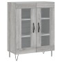 High sideboard sonoma gray plywood 69.5x34x180 cm by vidaXL, Sideboards - Ref: Foro24-3198071, Price: 157,26 €, Discount: %