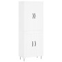 Tall white plywood sideboard 69.5x34x180 cm by vidaXL, Sideboards - Ref: Foro24-3198073, Price: 166,83 €, Discount: %