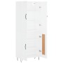 Tall white plywood sideboard 69.5x34x180 cm by vidaXL, Sideboards - Ref: Foro24-3198073, Price: 166,83 €, Discount: %