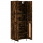 Aparador alto madera contrachapada roble ahumado 69,5x34x180 cm de vidaXL, Aparadores - Ref: Foro24-3198078, Precio: 152,11 €...