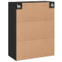 Armarios de pared 2 uds madera de ingeniería negro de vidaXL, Aparadores - Ref: Foro24-3198050, Precio: 139,03 €, Descuento: %