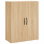 Aparador alto madera contrachapada color roble 69,5x34x180 cm de vidaXL, Aparadores - Ref: Foro24-3198092, Precio: 166,99 €, ...