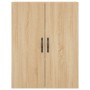 Aparador alto madera contrachapada color roble 69,5x34x180 cm de vidaXL, Aparadores - Ref: Foro24-3198092, Precio: 166,99 €, ...