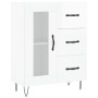 High glossy white plywood sideboard 69.5x34x180 cm by vidaXL, Sideboards - Ref: Foro24-3198099, Price: 181,91 €, Discount: %