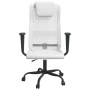 Silla de oficina altura ajustable tela malla y cuero PE blanco de vidaXL, Sillas de oficina - Ref: Foro24-353021, Precio: 81,...