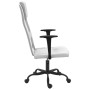 Silla de oficina altura ajustable tela malla y cuero PE blanco de vidaXL, Sillas de oficina - Ref: Foro24-353021, Precio: 81,...