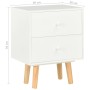 Bedside tables 2 pcs solid white pine wood 40x30x50 cm by vidaXL, Nightstands - Ref: Foro24-285224, Price: 119,62 €, Discount: %