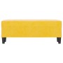 Banco de terciopelo amarillo 100x35x41 cm de vidaXL, Bancos - Ref: Foro24-349427, Precio: 65,26 €, Descuento: %