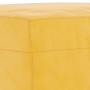 Banco de terciopelo amarillo 100x35x41 cm de vidaXL, Bancos - Ref: Foro24-349427, Precio: 65,26 €, Descuento: %