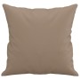 Decorative cushions 2 pcs cappuccino synthetic leather 40x40 cm by vidaXL, Cushions - Ref: Foro24-349484, Price: 29,79 €, Dis...