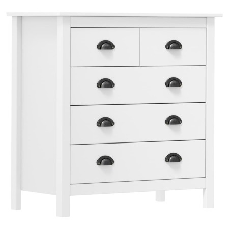 Hill bedside table solid white pine wood 79x40x80 cm by vidaXL, Sideboards - Ref: Foro24-288916, Price: 112,26 €, Discount: %