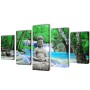 Decorative set of canvases for the Buddha model wall, 200 x 100 cm by vidaXL, Posters, prints and visual art - Ref: Foro24-24...