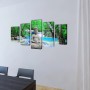 Decorative set of canvases for the Buddha model wall, 200 x 100 cm by vidaXL, Posters, prints and visual art - Ref: Foro24-24...