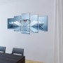 Decorative set of canvases for the wall, swan model, 200 x 100 cm by vidaXL, Posters, prints and visual art - Ref: Foro24-241...