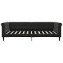 Black velvet sofa bed 100x200 cm by vidaXL, Beds and slatted bases - Ref: Foro24-354255, Price: 223,84 €, Discount: %