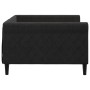 Sofá cama terciopelo negro 100x200 cm de vidaXL, Camas y somieres - Ref: Foro24-354255, Precio: 224,12 €, Descuento: %