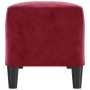 Banco de terciopelo rojo vino tinto 100x35x41 cm de vidaXL, Bancos - Ref: Foro24-349425, Precio: 65,26 €, Descuento: %