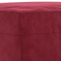 Banco de terciopelo rojo vino tinto 100x35x41 cm de vidaXL, Bancos - Ref: Foro24-349425, Precio: 65,26 €, Descuento: %