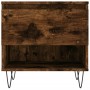 Smoked oak engineered wood coffee table 50x46x50 cm by vidaXL, Coffee table - Ref: Foro24-830918, Price: 35,17 €, Discount: %