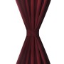 2 burgundy-colored micro-satin curtains with tabs, 140 x 245 cm by vidaXL, Curtains and curtains - Ref: Foro24-130364, Price:...