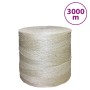 100% sisal rope 2 mm 3000 m by vidaXL, Ropes and metal cords - Ref: Foro24-155003, Price: 79,38 €, Discount: %