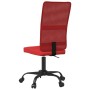 Height-adjustable office chair red mesh fabric by vidaXL, Office chairs - Ref: Foro24-353012, Price: 57,99 €, Discount: %