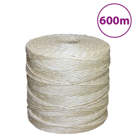 Cuerda 100% sisal 2 mm 600 m de vidaXL, Sogas y cuerdas metálicas - Ref: Foro24-155001, Precio: 22,11 €, Descuento: %