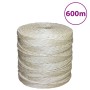 Cuerda 100% sisal 2 mm 600 m de vidaXL, Sogas y cuerdas metálicas - Ref: Foro24-155001, Precio: 22,11 €, Descuento: %