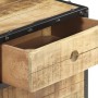 Mesita de noche de madera de mango rugosa 40x30x50 cm de vidaXL, Mesitas de noche - Ref: Foro24-286379, Precio: 132,20 €, Des...