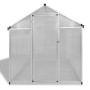 Invernadero de aluminio reforzado con marco base 4,6 m² de vidaXL, Invernaderos - Ref: Foro24-41317, Precio: 376,88 €, Descue...