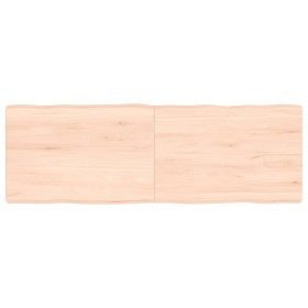 Massivholz Tischplatte Kante natur 120x40x(2-6) cm von vidaXL, Tischplatten - Ref: Foro24-363891, Preis: 54,99 €, Rabatt: %