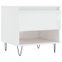 Engineered wood glossy white coffee table 50x46x50 cm by vidaXL, Coffee table - Ref: Foro24-830912, Price: 37,26 €, Discount: %