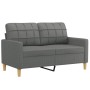 Set of sofas with 4 dark gray fabric cushions by vidaXL, Sofas - Ref: Foro24-3201267, Price: 752,05 €, Discount: %