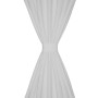 Micro-satin curtains with loops 2 units white 140x245 cm by vidaXL, Curtains and curtains - Ref: Foro24-130361, Price: 28,46 ...