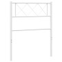 Cabecero de metal blanco 80 cm de vidaXL, Cabeceros y pies de cama - Ref: Foro24-372353, Precio: 21,18 €, Descuento: %