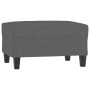 Reposapiés de tela gris oscuro 70x55x41 cm de vidaXL, Otomanas - Ref: Foro24-349348, Precio: 68,45 €, Descuento: %