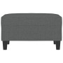 Reposapiés de tela gris oscuro 70x55x41 cm de vidaXL, Otomanas - Ref: Foro24-349348, Precio: 68,45 €, Descuento: %