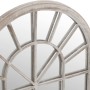 Garden mirror made of iron in sand color for outdoor use, 90x45 cm. by vidaXL, Mirrors - Ref: Foro24-318347, Price: 119,64 €,...