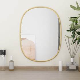 Golden wall mirror 40x30 cm by vidaXL, Mirrors - Ref: Foro24-348216, Price: 26,99 €, Discount: %