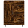 Aparador alto madera contrachapada roble ahumado 69,5x34x180 cm de vidaXL, Aparadores - Ref: Foro24-3198110, Precio: 160,86 €...