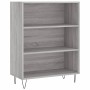 Aparador alto madera contrachapada gris sonoma 69,5x34x180 cm de vidaXL, Aparadores - Ref: Foro24-3198119, Precio: 126,41 €, ...