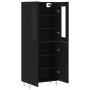 Aparador alto madera contrachapada negro 69,5x34x180 cm de vidaXL, Aparadores - Ref: Foro24-3198242, Precio: 178,61 €, Descue...