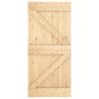 Puerta corredera con herrajes madera maciza de pino 95x210 cm de vidaXL, Puertas - Ref: Foro24-3203229, Precio: 182,18 €, Des...