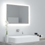 Acrylic gray concrete bathroom mirror 60x8.5x37 cm by vidaXL, bathroom vanities - Ref: Foro24-804920, Price: 35,04 €, Discoun...