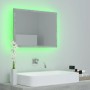 Acrylic gray concrete bathroom mirror 60x8.5x37 cm by vidaXL, bathroom vanities - Ref: Foro24-804920, Price: 35,04 €, Discoun...