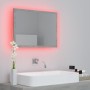 Acrylic gray concrete bathroom mirror 60x8.5x37 cm by vidaXL, bathroom vanities - Ref: Foro24-804920, Price: 35,04 €, Discoun...