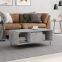 Plywood gray concrete coffee table 90x50x36.5 cm by vidaXL, Coffee table - Ref: Foro24-830592, Price: 58,18 €, Discount: %