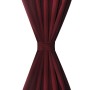 2 micro-satin curtains with burgundy loops, 140 x 225 cm by vidaXL, Curtains and curtains - Ref: Foro24-130363, Price: 23,74 ...