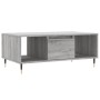 Gray Sonoma plywood coffee table 90x50x36.5 cm by vidaXL, Coffee table - Ref: Foro24-830586, Price: 60,99 €, Discount: %